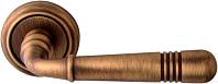 Дверная ручка Melodia мод. Alfa 293V на розетке 50V (матовая бронза)
