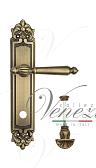 Дверная ручка Venezia на планке PL96 мод. Pellestrina (мат. бронза) сантехническая, по