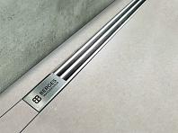 Желоб водосток SUPER Slim 800, хром глянец, вертикальный выпуск S-сифон D50/105мм H30/80мм